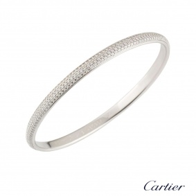 Cartier White Gold Diamond Bangle 4.05ct Cartier White Gold Diamond Bangle 4.05ct